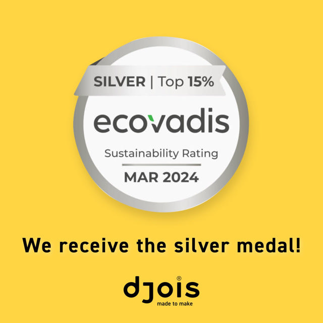 👏 We zijn blij te kunnen aankondigen dat we de zilveren medaille van EcoVadis hebben ontvangen 🥇