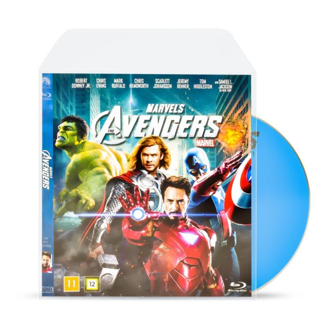 Sample pakket met hoezen voor DVD, CD, Blu-Ray en PS4/PS5 – 12 st.