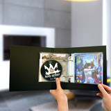 Blu-Ray-pakket, 50 dubbele Blu-Ray-hoesjes met vilt, 2 mappen