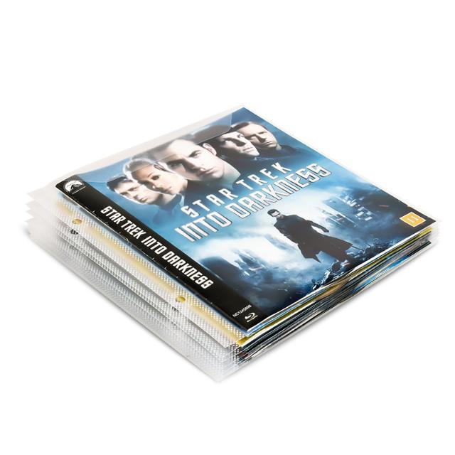 Blu-Ray-pakket - 50 Blu-Ray hoesjes, 2 ringbanden