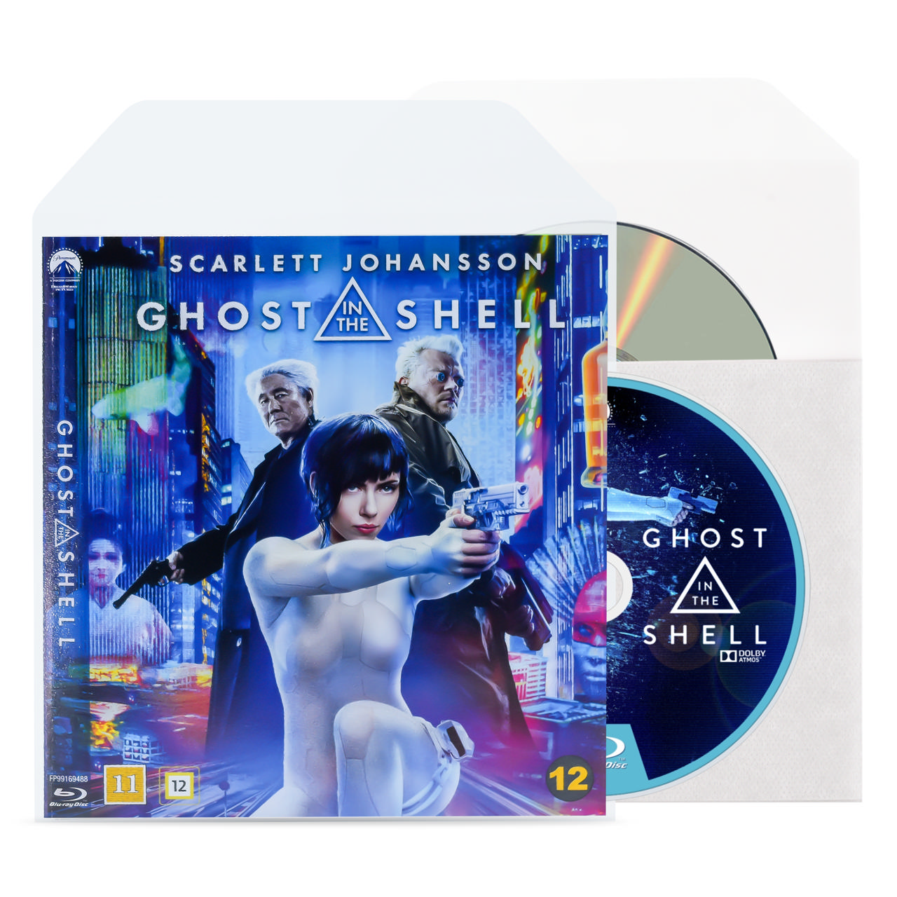 Enkele/dubbele Blu-Ray hoes met vilt