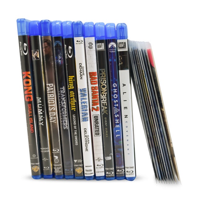 Enkele/dubbele Blu-Ray hoes met vilt