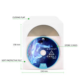 Enkele/dubbele Blu-Ray hoes met vilt