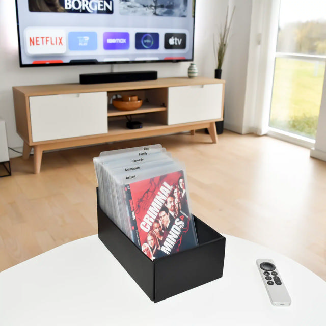 Opbergdoos voor DVD, CD en Blu-ray hoes