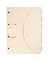 Smartfolder geperforeerde opbergmappen - Tree-Free - pak van 6 - A4 - naturel