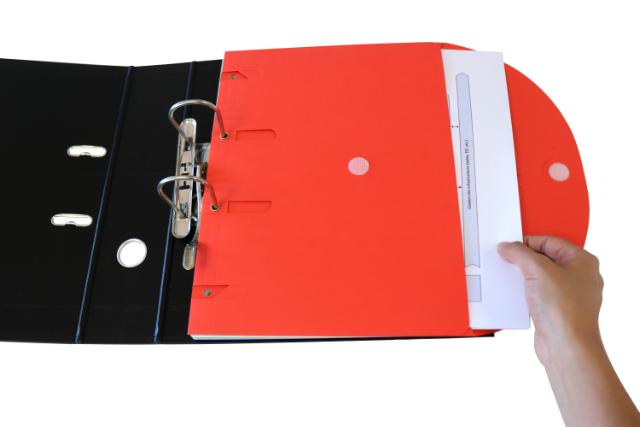 Smartfolder geperforeerde opbergmap met tab, A4