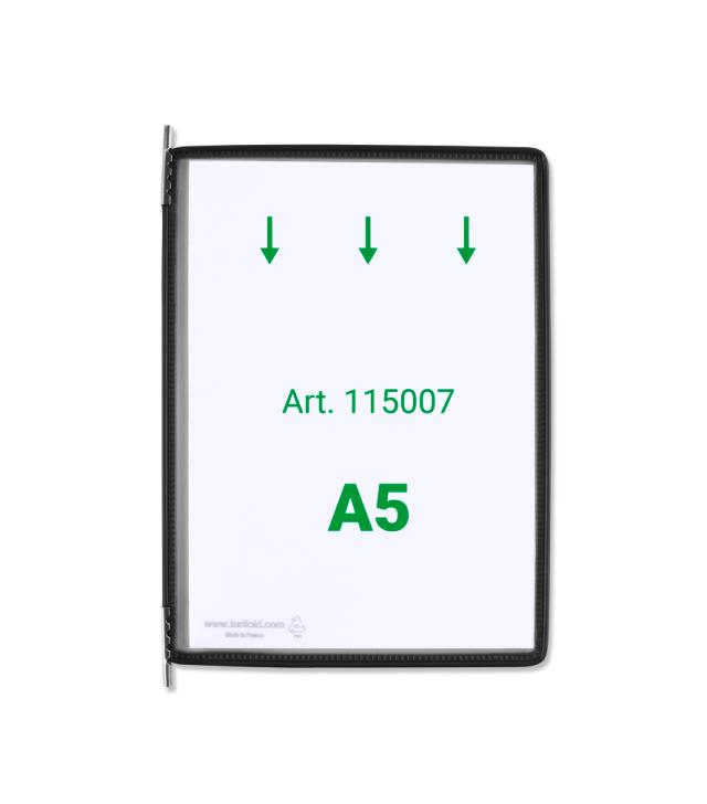 Tarifold zichtpaneel, A5, verticaal