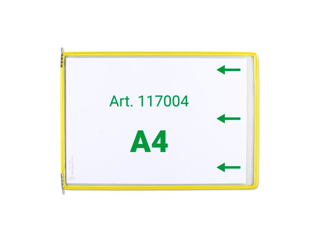 Tarifold zichtpaneel, A4, horizontaal, laden van rechts