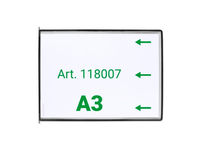 Tarifold zichtpaneel, A3, horizontaal, laden van rechts