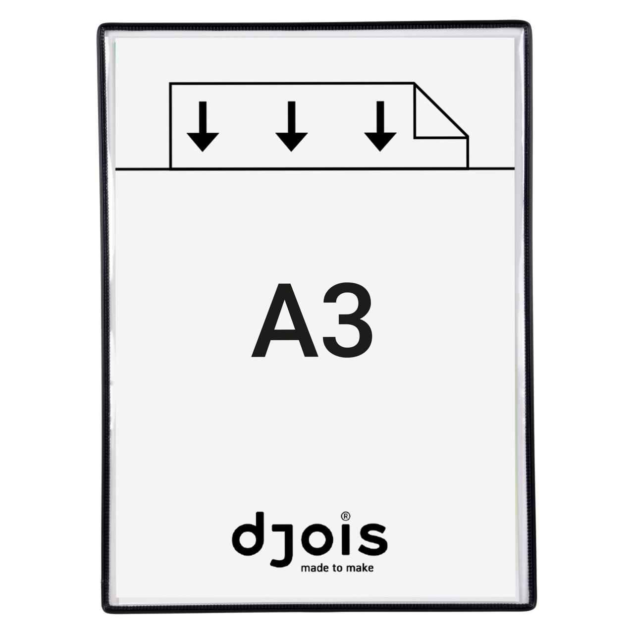 Tarifold standaard zichtpanelen, zonder scharnieren, A3