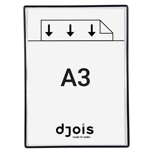 Tarifold standaard zichtpanelen, zonder scharnieren, A3