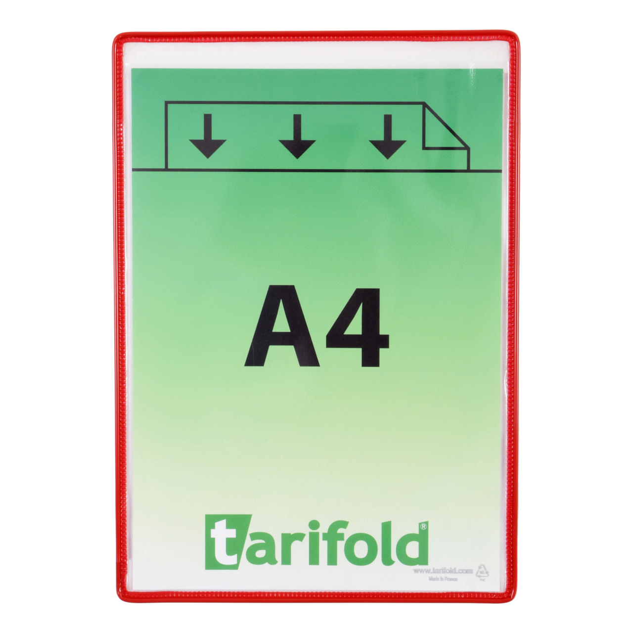 Tarifold zelfklevende displayframe, herpositioneerbaar, A4
