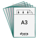 Tarifold hangende displayframe, A3, verticaal
