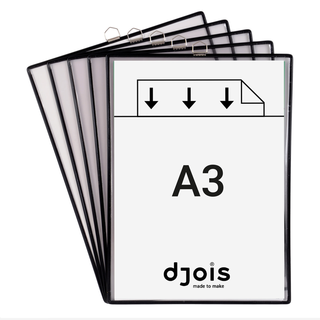 Tarifold hangende displayframe, A3, verticaal