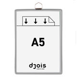 Tarifold hangende displayframe, A5, verticaal
