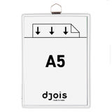 Tarifold hangende displayframe, A5, verticaal