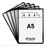 Tarifold hangende displayframe, A5, verticaal