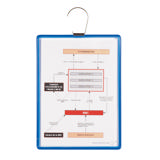 Tarifold displayframe met haak, A5, verticaal