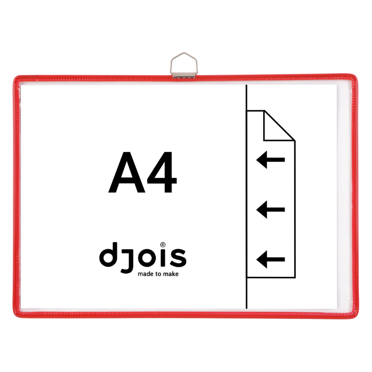 Tarifold hangende displayframe, A4, horizontaal