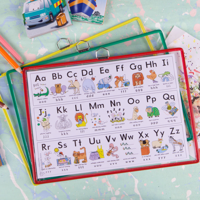 Tarifold hangende displayframe, A4, horizontaal