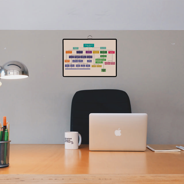 Tarifold hangende displayframe, A4, horizontaal