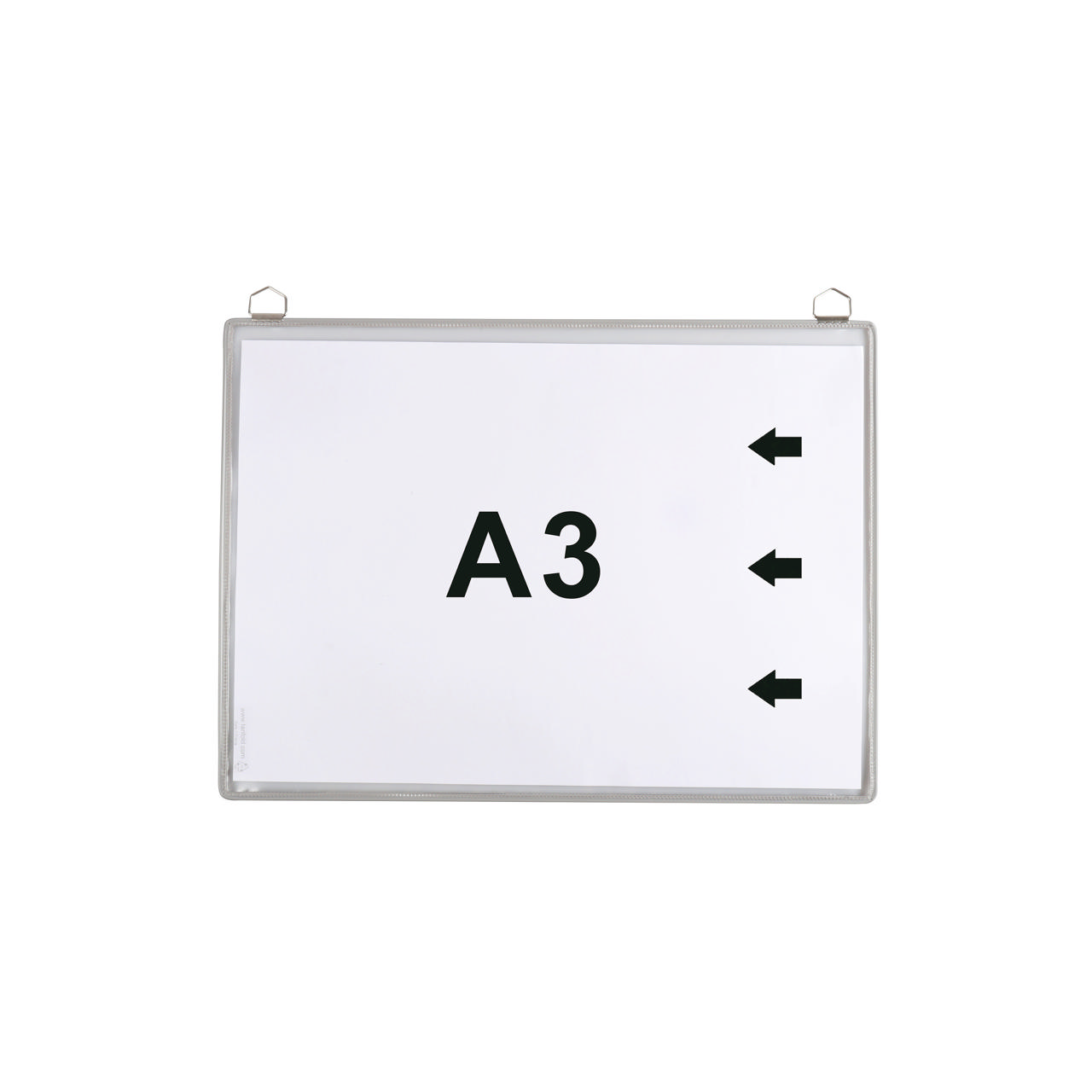 Tarifold hangende displayframe, A3, horizontaal, 2 hangers