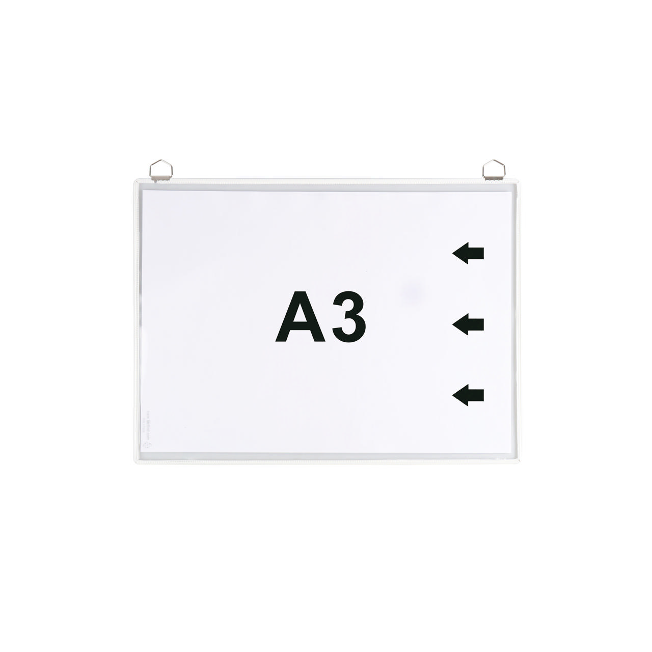 Tarifold hangende displayframe, A3, horizontaal, 2 hangers