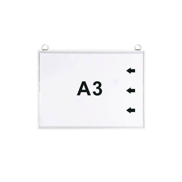 Tarifold hangende displayframe, A3, horizontaal