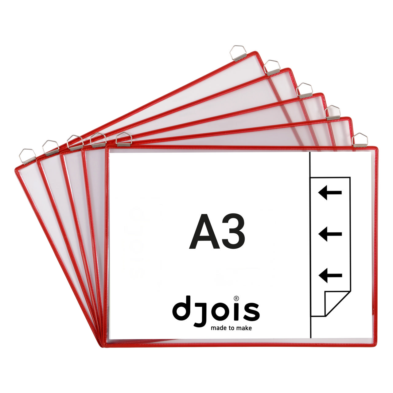 Tarifold hangende displayframe, A3, horizontaal