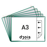 Tarifold hangende displayframe, A3, horizontaal, 2 hangers