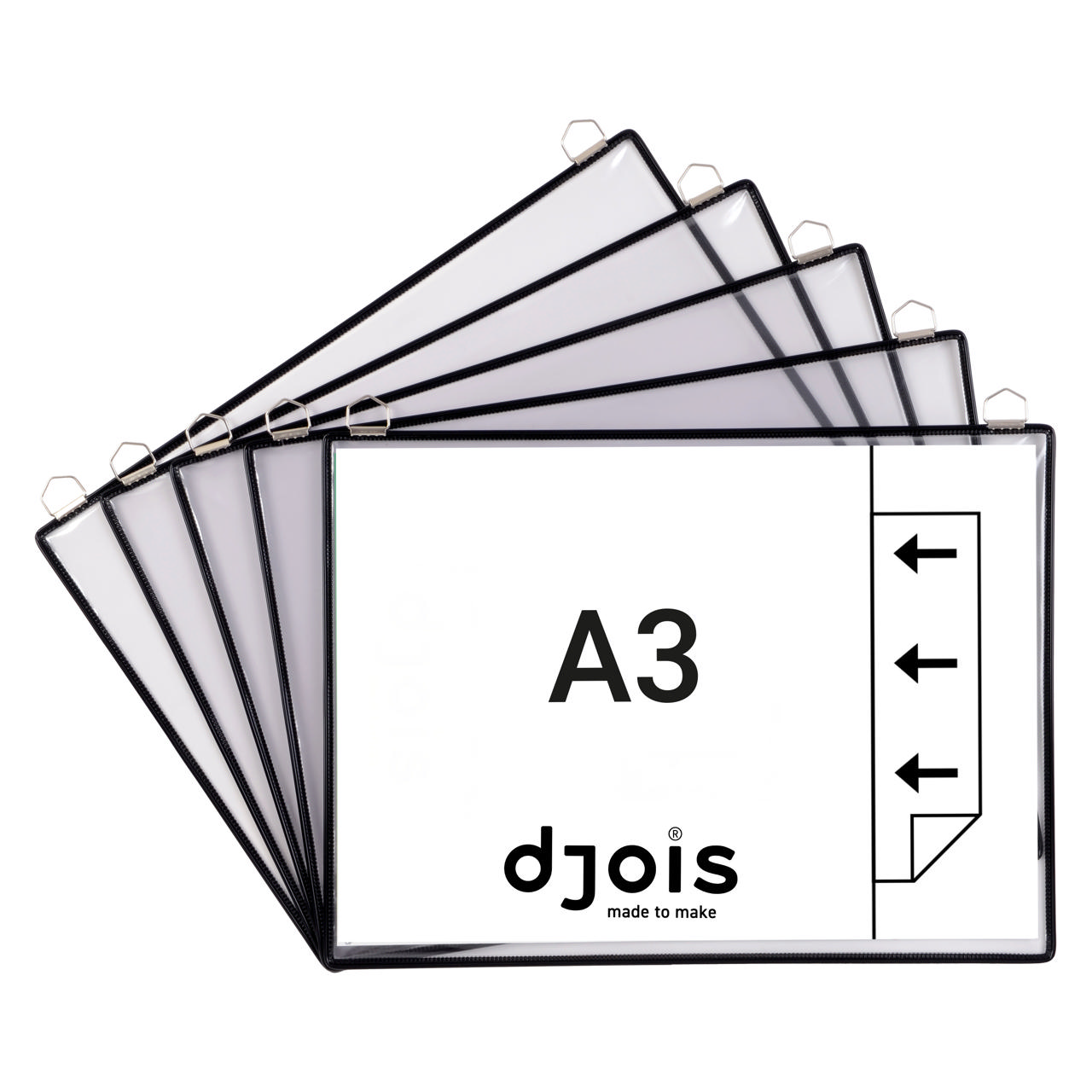 Tarifold hangende displayframe, A3, horizontaal