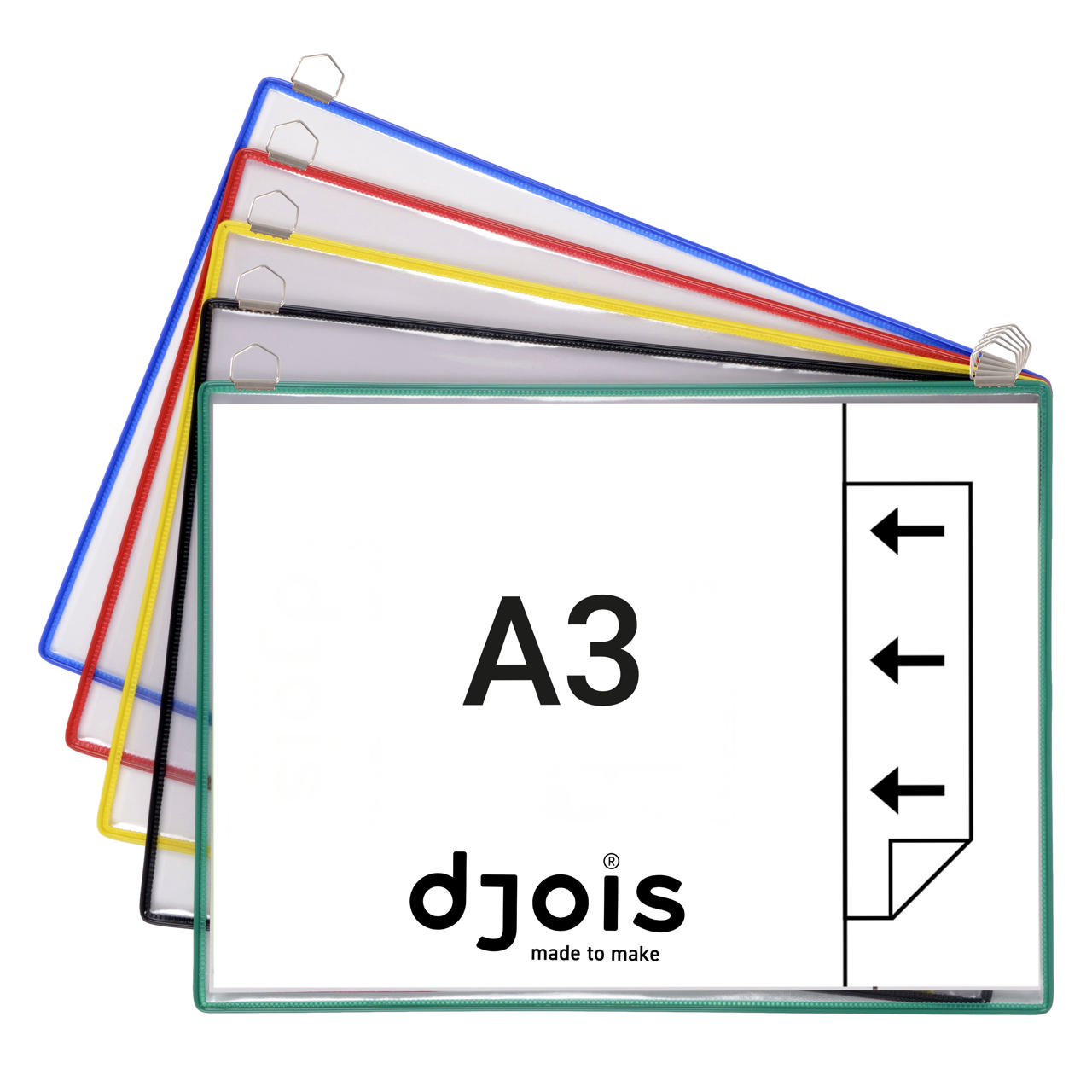 Tarifold hangende displayframe, A3, horizontaal