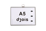 Tarifold hangende displayframe, A5, horizontaal