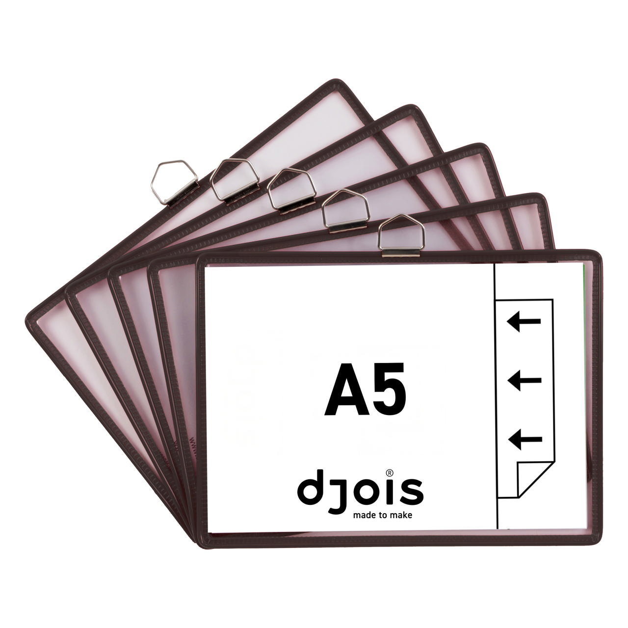 Tarifold hangende displayframe, A5, horizontaal