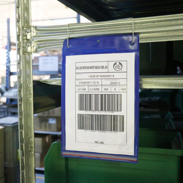 Dry-Zip vochtbestendige identificatiehoes, hangend, A5, verticaal