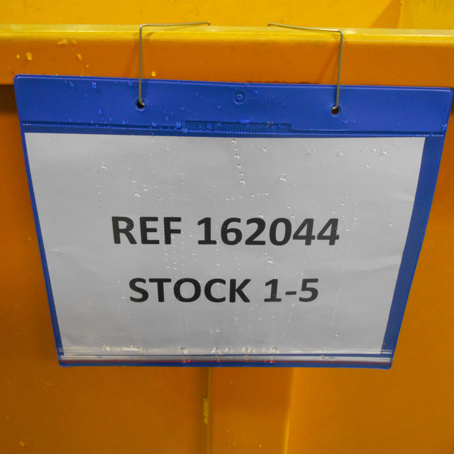 Dry-Zip vochtbestendige identificatiehoes, hangend, A4, horizontaal