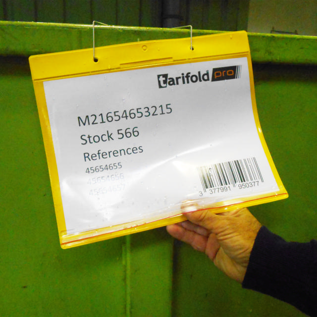 Dry-Zip vochtbestendige identificatiehoes, hangend, A4, horizontaal