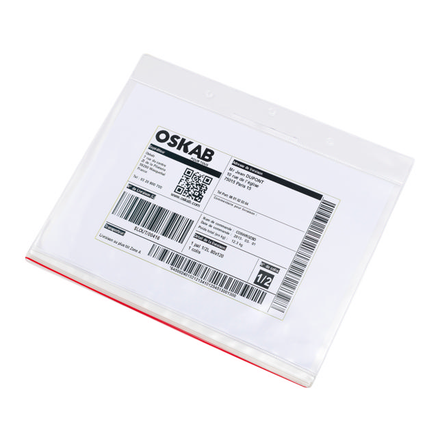 Dry-Zip vochtbestendige identificatiehoes, hangend, A4, horizontaal