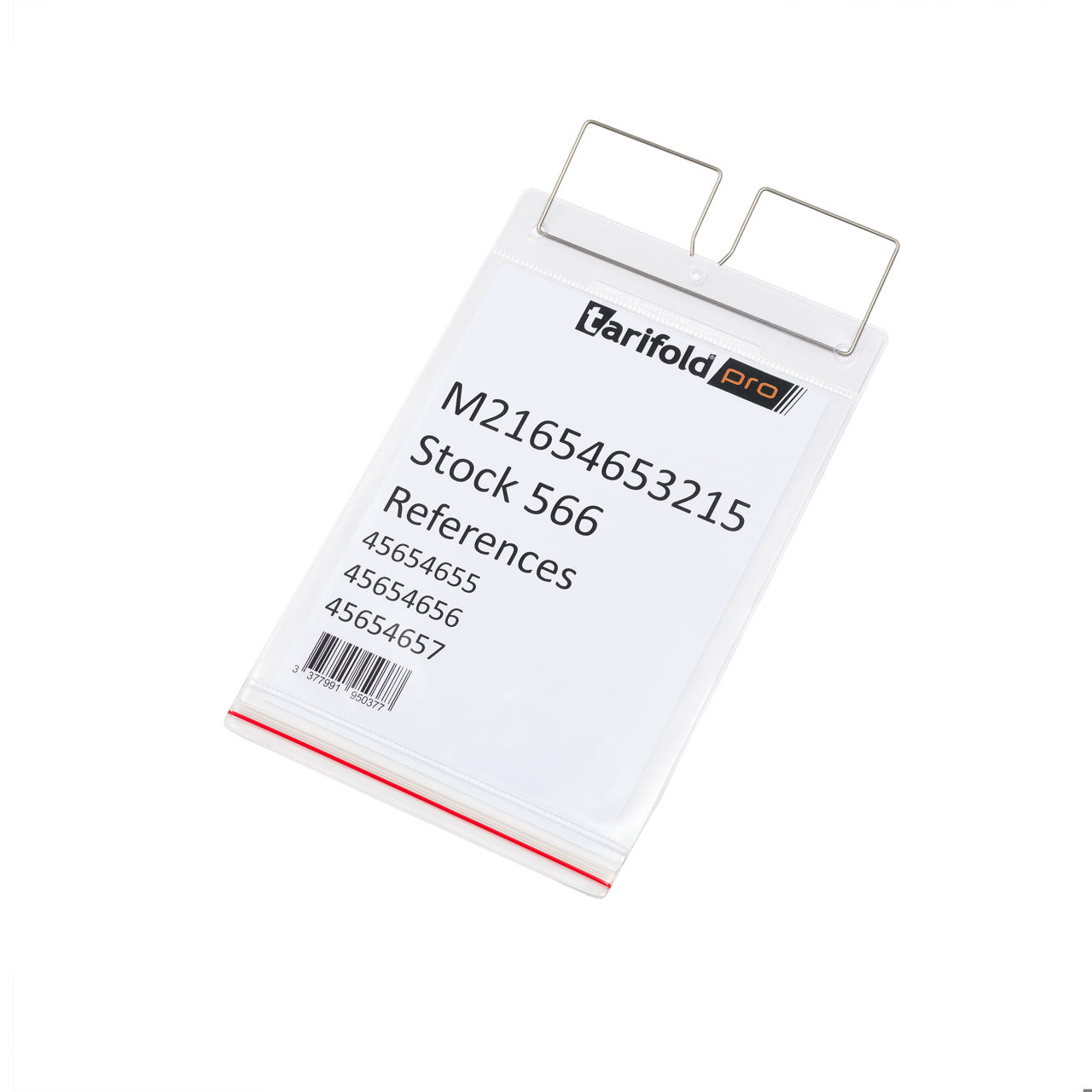 Dry-Zip vochtbestendige identificatiehoes, hangend, A5, verticaal