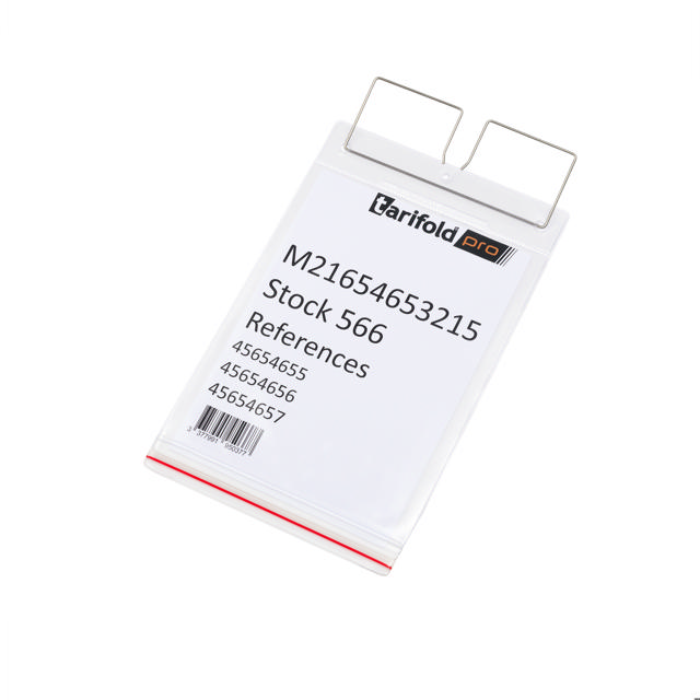 Dry-Zip vochtbestendige identificatiehoes, hangend, A5, verticaal