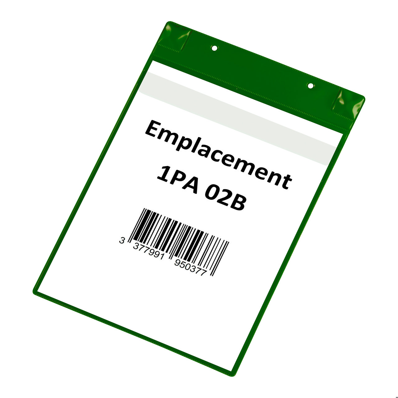 Magnetische logistieke identificatiehoes, met neodymiums en klep, A4, Verticaal