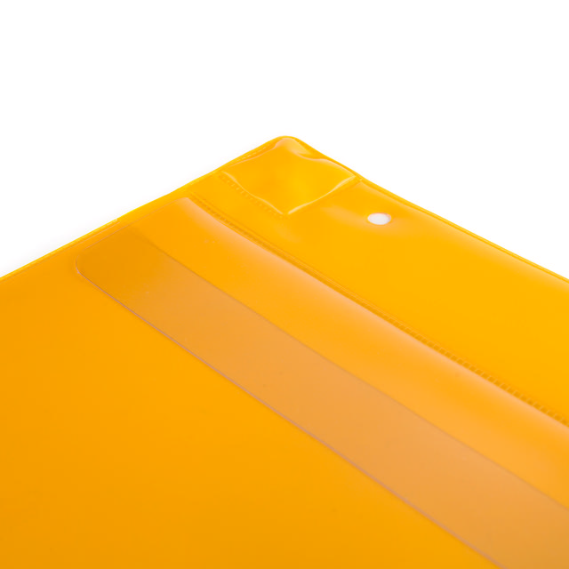 Magnetische logistieke identificatiehoes, met neodymiums en klep, A4 XL, Verticaal