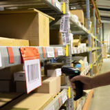 Magnetische logistieke identificatiehoes, met neodymiums en klep, A5, Horizontaal