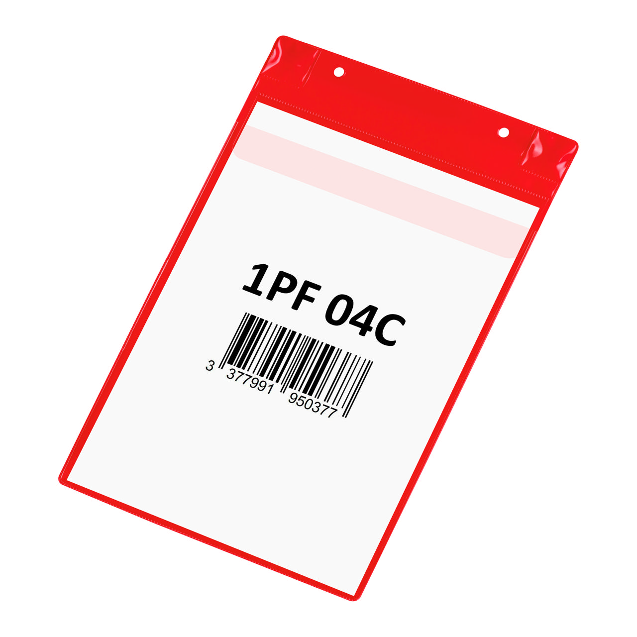 Magnetische logistieke identificatiehoes, met neodymiums en klep, A4 XL, Verticaal