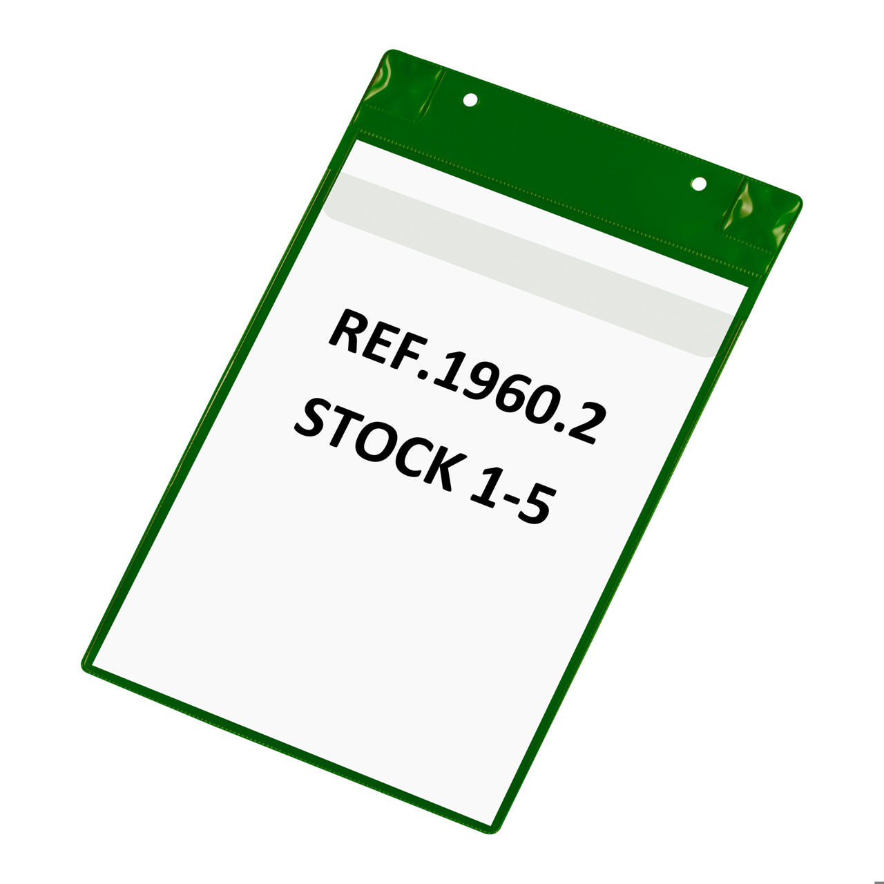 Magnetische logistieke identificatiehoes, met neodymiums en klep, A4 XL, Verticaal