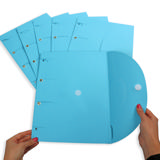 Smartfolder geperforeerde opbergmap met tab, A4