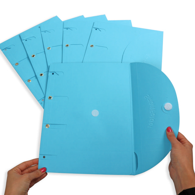 Smartfolder geperforeerde opbergmap met tab, A4