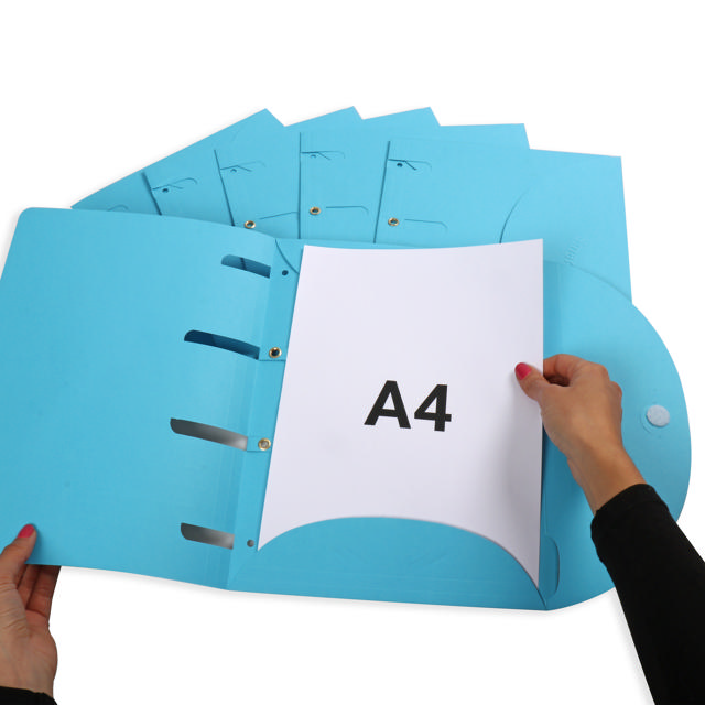 Smartfolder geperforeerde opbergmap met tab, A4