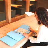 Smartfolder geperforeerde opbergmap met tab, A4