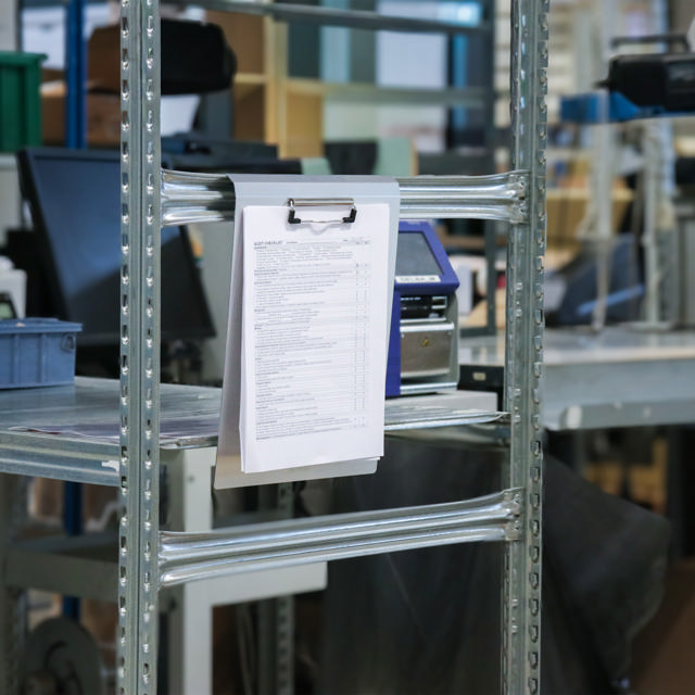 Hangend klembord, aluminium, A4, verticaal